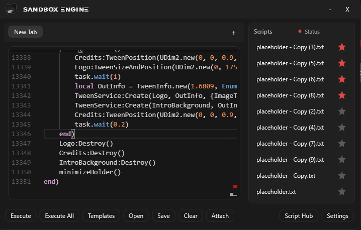 Sandbox Engine Monaco editor